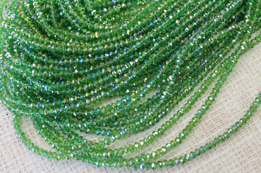 4mm AB Rondelle Crystal CR46