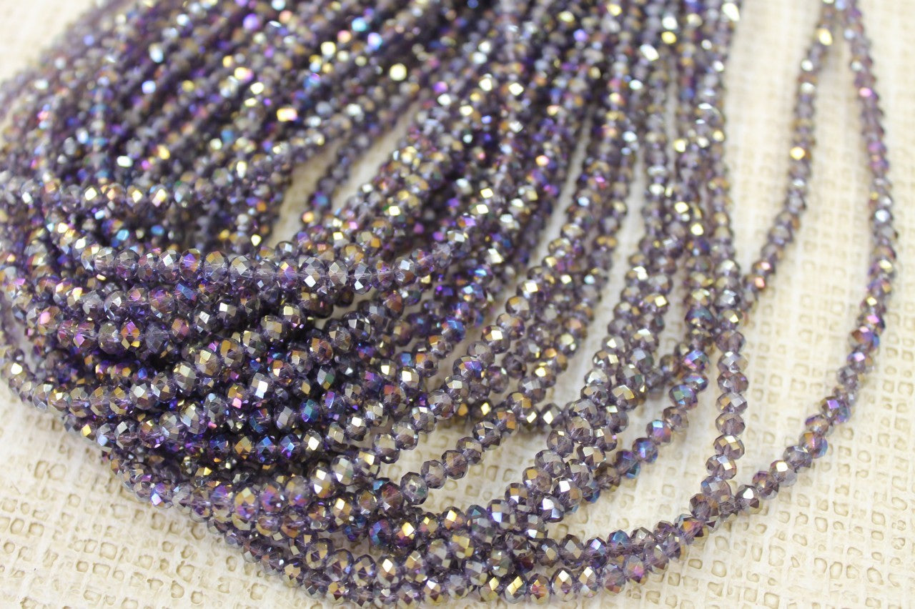 4mm AB Rondelle Crystal CR52