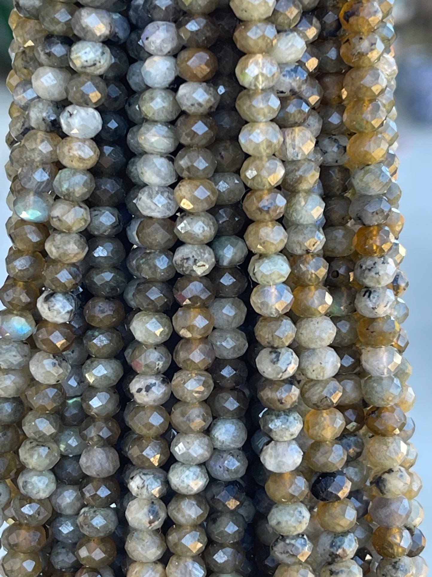 Labradorite Faceted Beads
