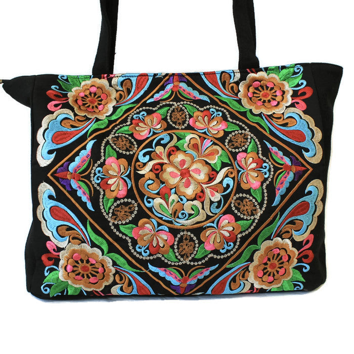 Embroidered Tote