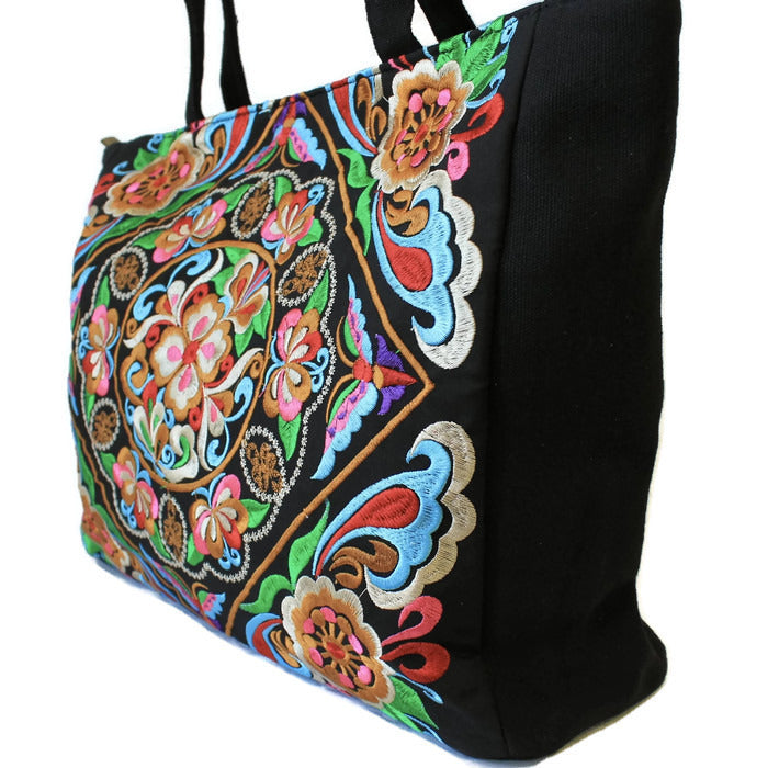 Embroidered Tote