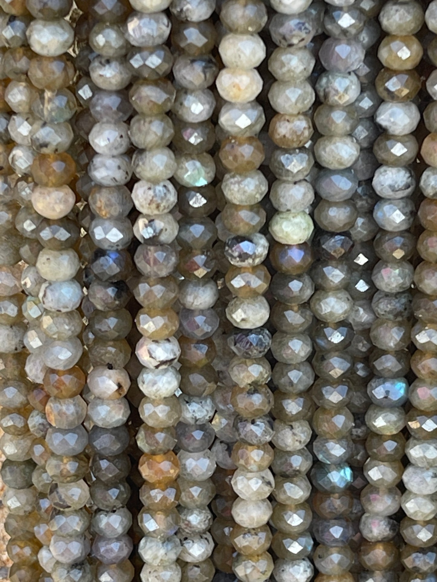 Labradorite Faceted Beads