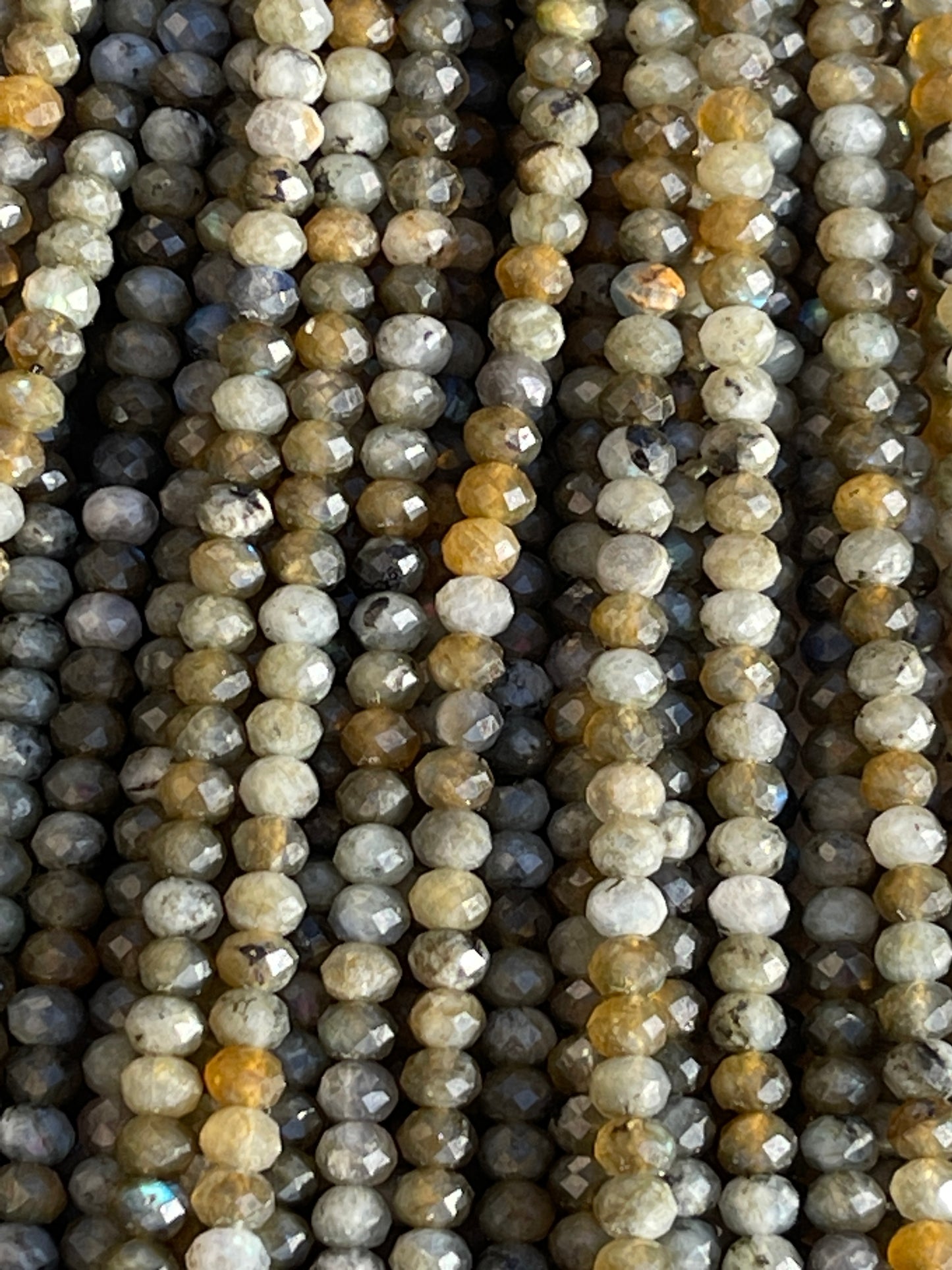 Labradorite Faceted Beads