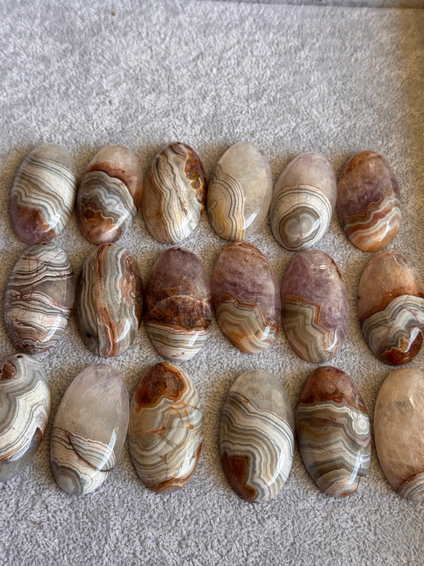 Oval Amethyst Pendants