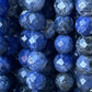 8mm faceted  Sodalite