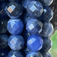 8mm faceted  Sodalite