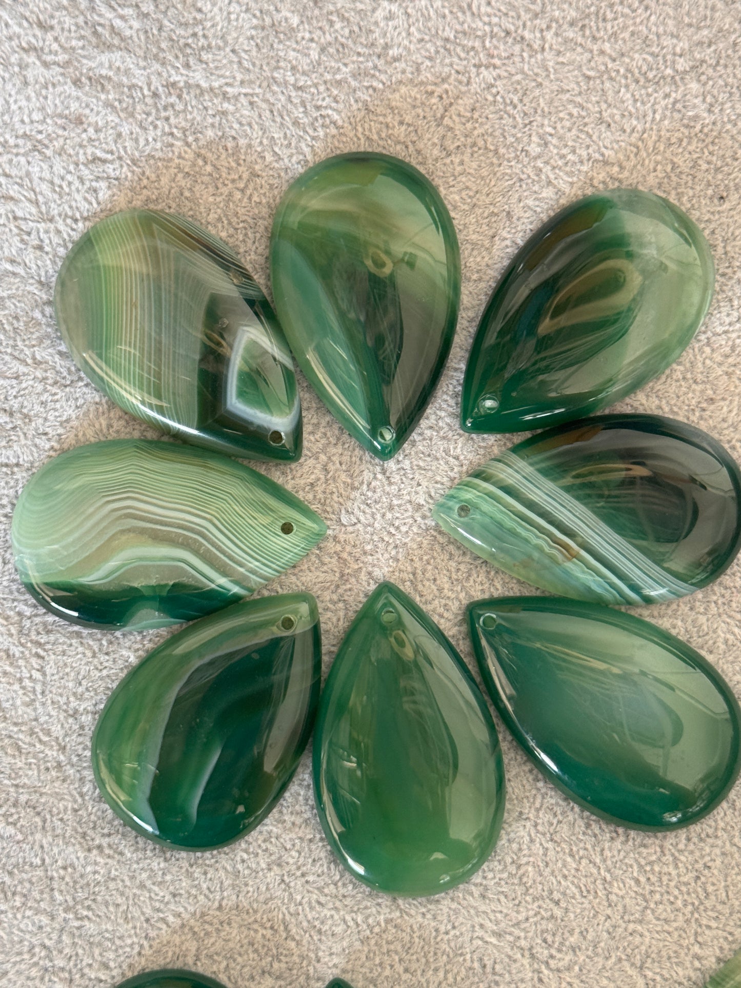 Tear Drop Agate Pendant