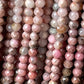 Faceted Rhodonite