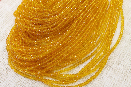 4mm AB Rondelle Crystal CR49
