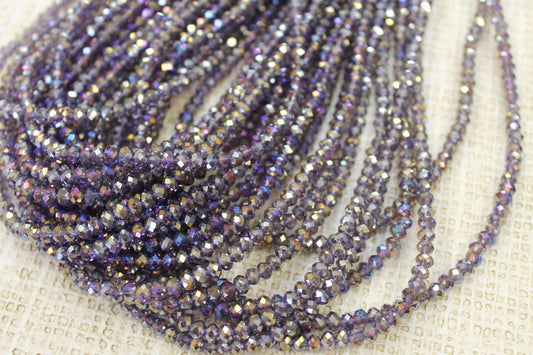 4mm AB Rondelle Crystal CR52
