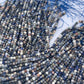 Sunset Sodalite ( 6x6mm faceted cube shape)