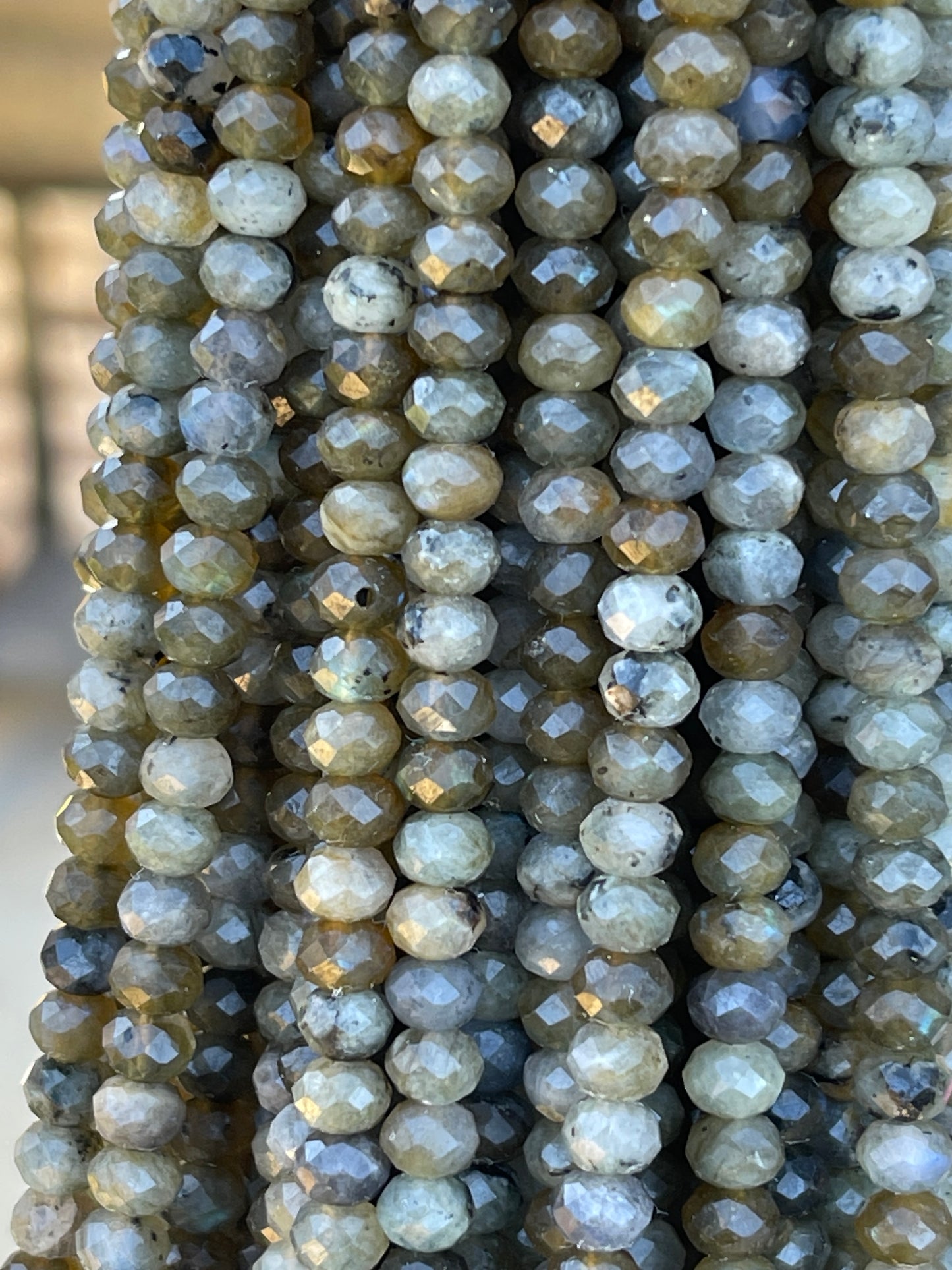 Labradorite Faceted Beads