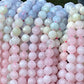 Morganite 6mm faceted ball