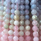 Morganite 6mm faceted ball